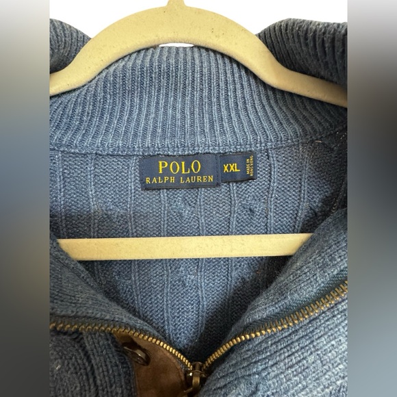 Polo Ralph Lauren Tussah Silk Quarter Zip - Picture 3 of 4